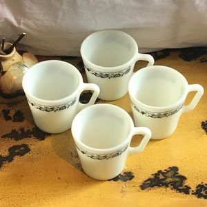 Vintage Pyrex Coffee Mugs